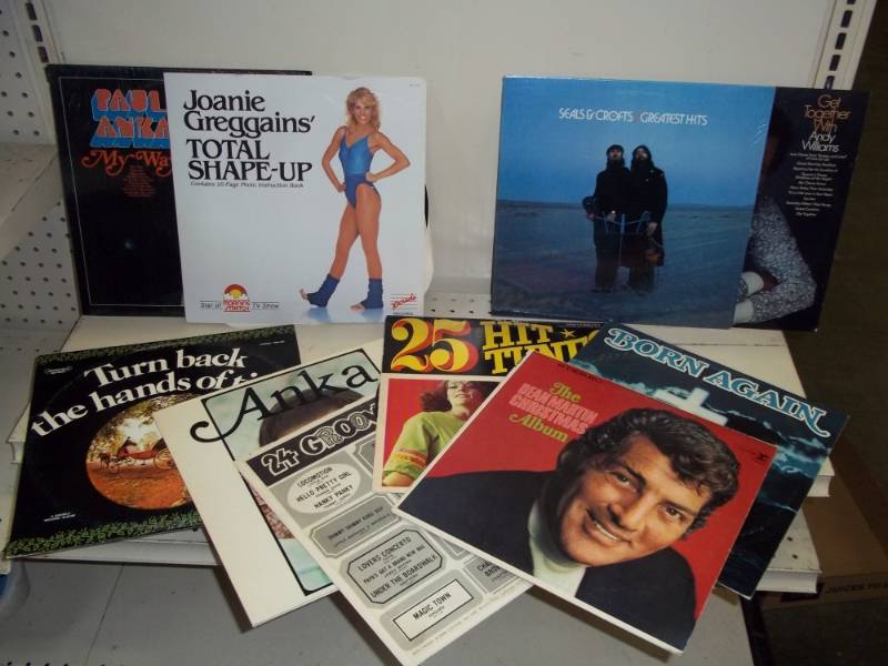 lot 38 image: Misc Lot of LP Albums including Seals & Crofts, Dean Martin, Paul Anka and more