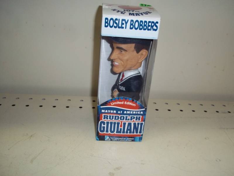 lot 43 image: Limited Edition Rudolph Giuliani Bobble Head