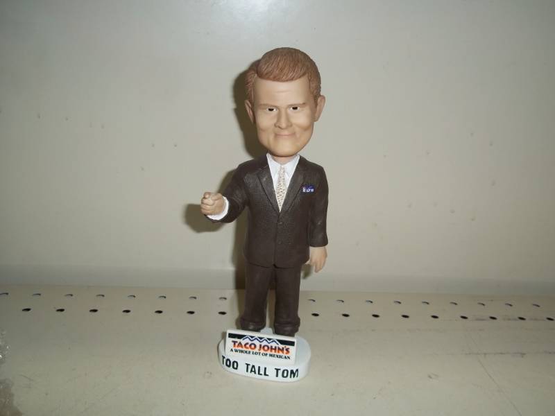 lot 46 image: Taco Johns Too Tall Tom Bobble Head