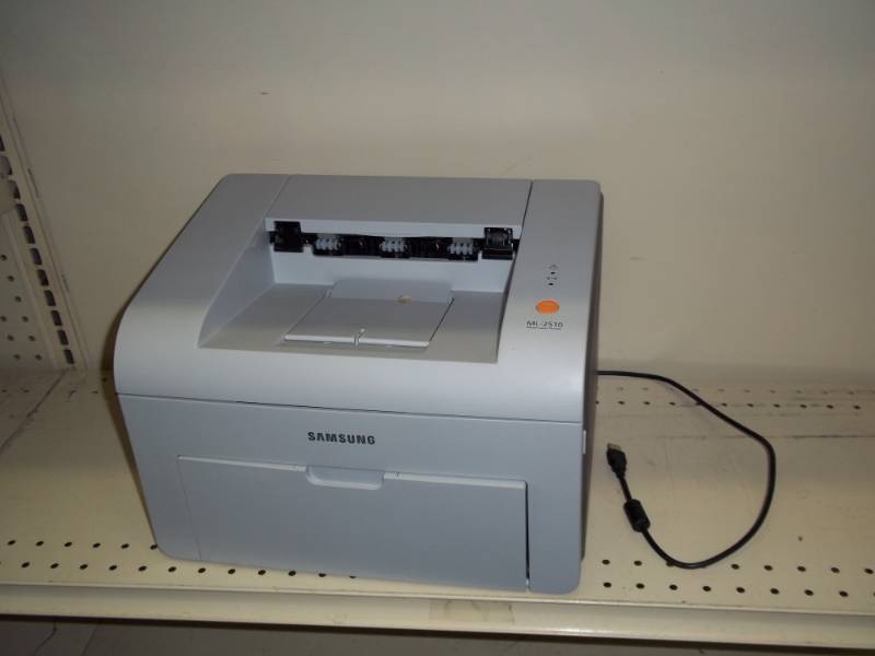lot 75 image: Used Samsung Mono Laser ML 2510