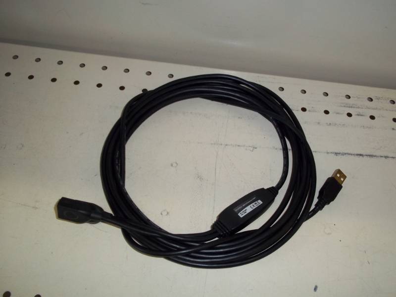 lot 76 image: Used Monoprice USB 2.0 Extension Cable