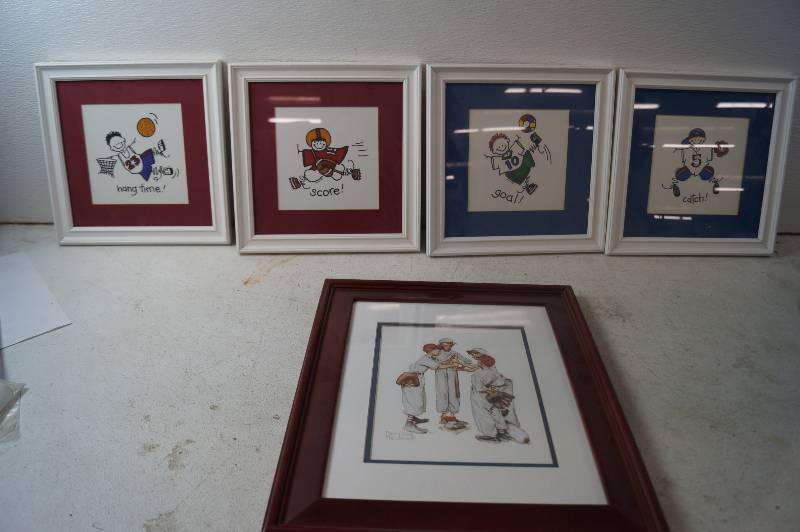 Boys Room Sports Paintings