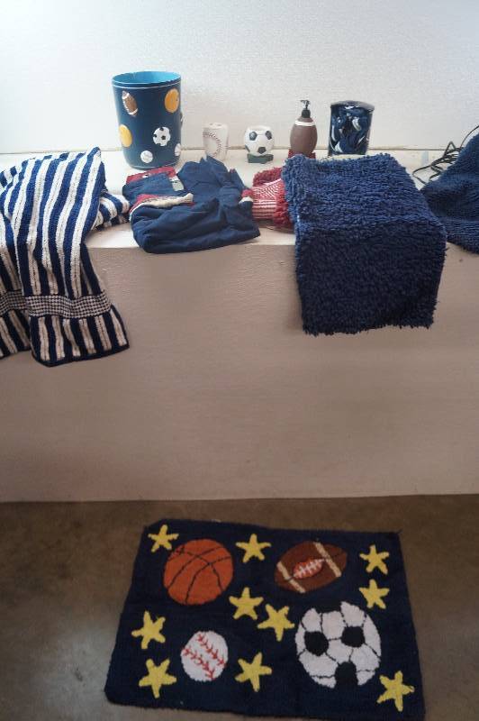 Sports Related Bathroom Items
