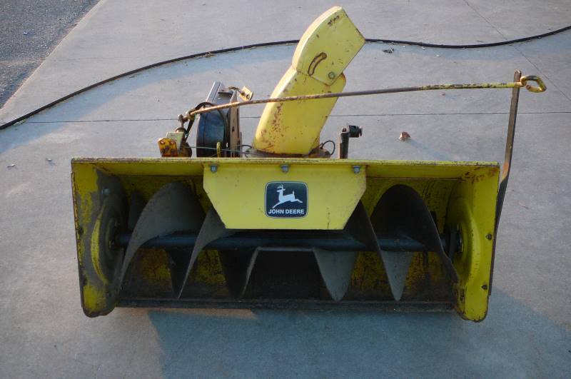 John Deere Snow Blower 210 - 212 Fits Side Loader