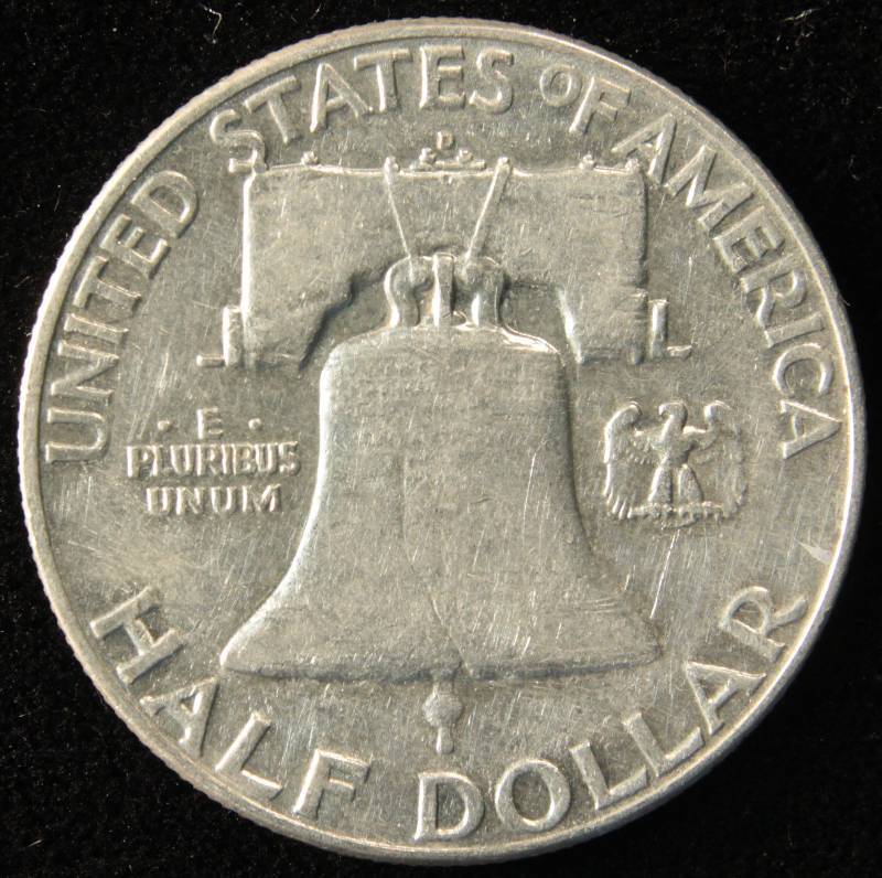 1963 D FRANKLIN SILVER HALF DOLLAR