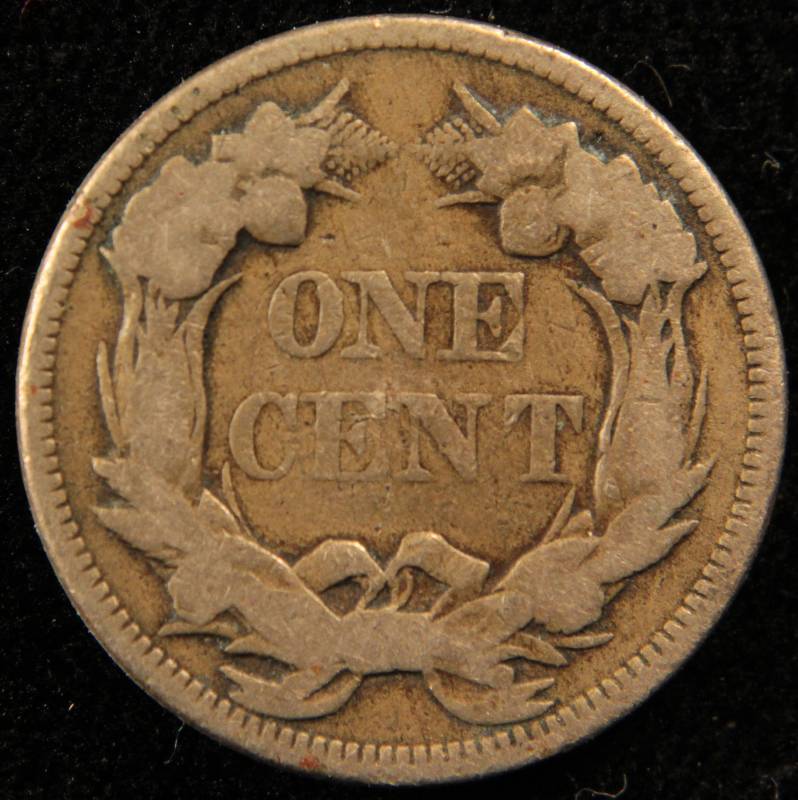 1857 US FLYING EAGLE CENT VG