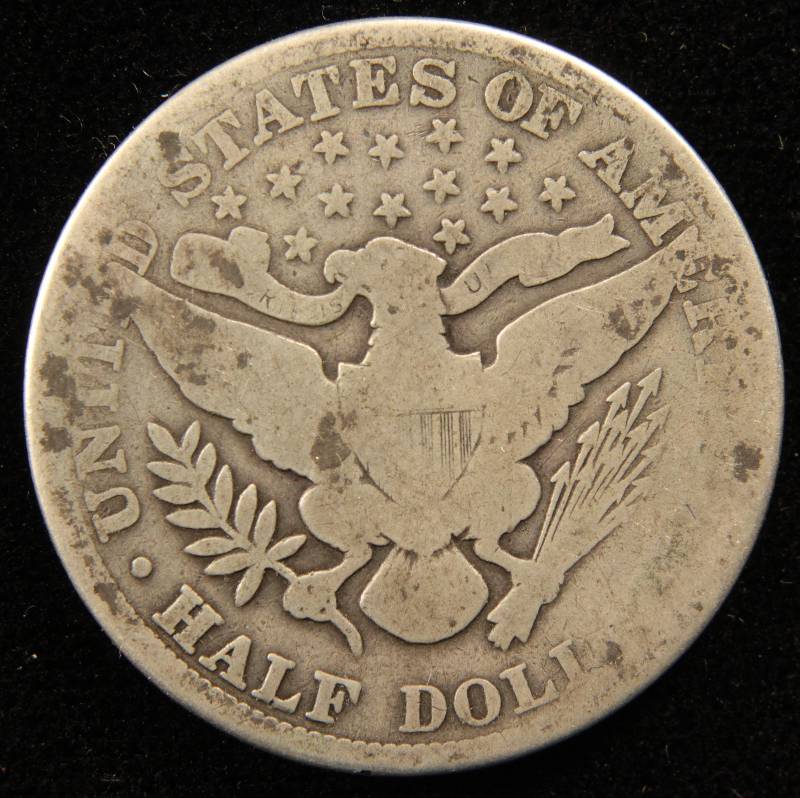 1912 BARBER SILVER HALF DOLLAR