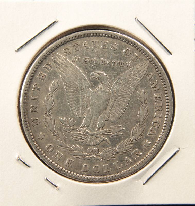 1884 MORGAN SILVER DOLLAR VF