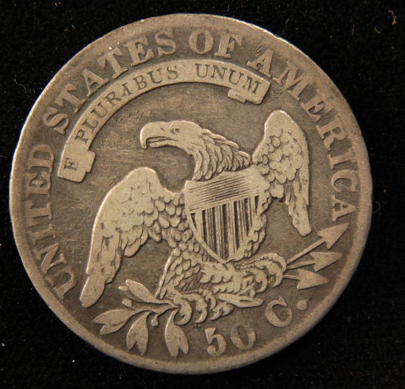 1833 US BUST SILVER HALF DOLLAR
