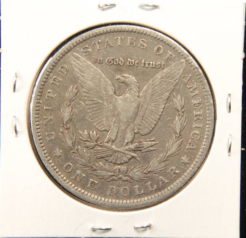 1883 O MORGAN SILVER DOLLAR VF