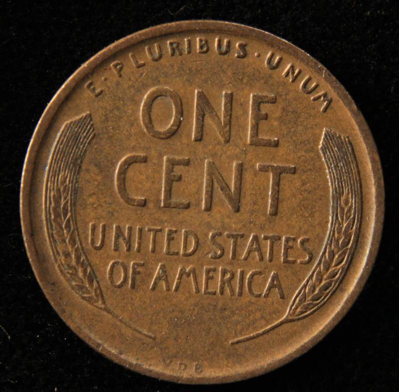 1909 VDB LINCOLN WHEAT CENT XF