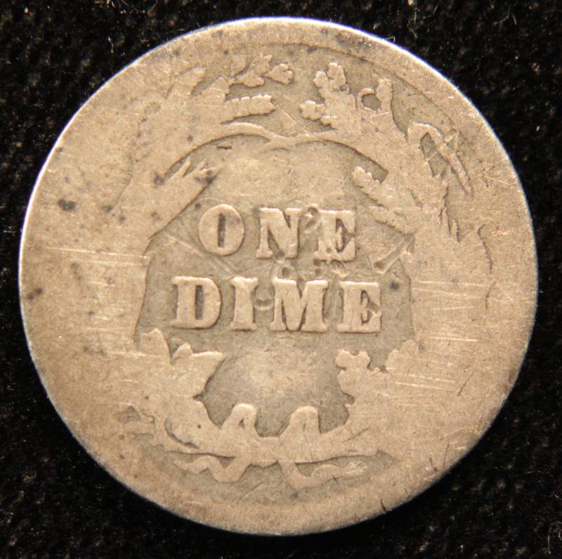 1893 BARBER SILVER DIME