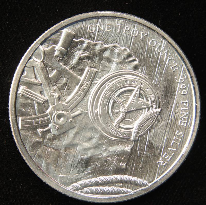 1 TROY Oz. .999 FINE SILVER PROSPECTOR ROUND IN AIRTITE CASE