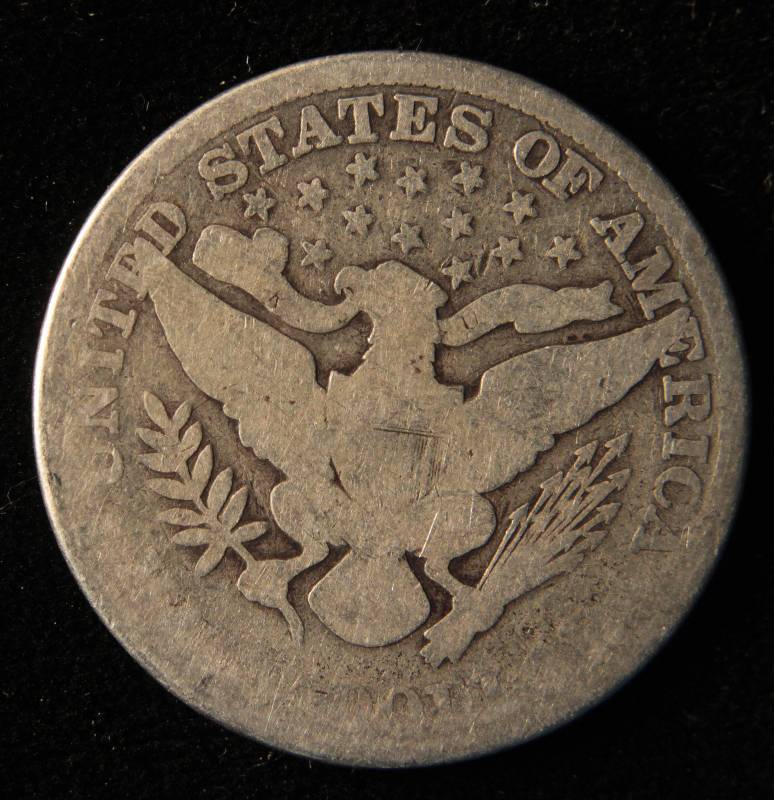 1900 BARBER SILVER HALF DOLLAR