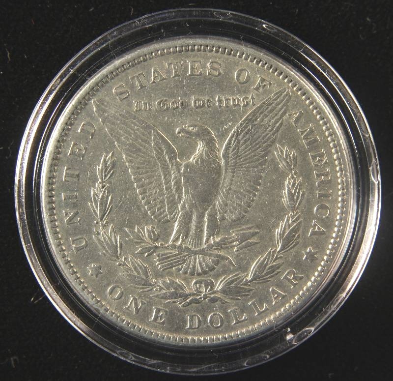 1897 MORGAN SILVER DOLLAR XF IN AIRTITE HOLDER