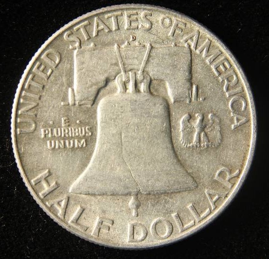 1060 D FRANKLIN SILVER HALF DOLLAR