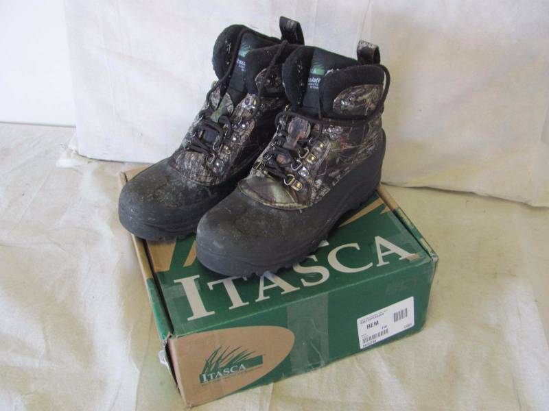 Itasca Mens Ice Breaker Camo Winter Boots Size 9