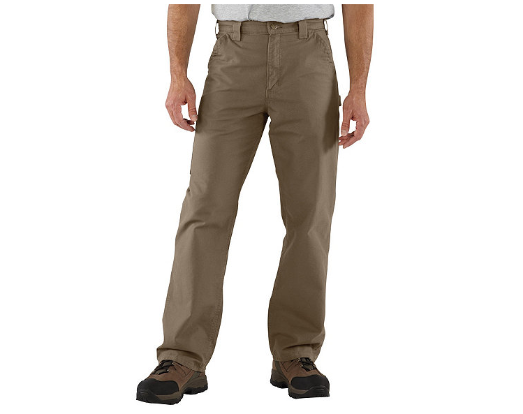 Carhartt Mens Canvas Work Dungarees Size 33W x 30L