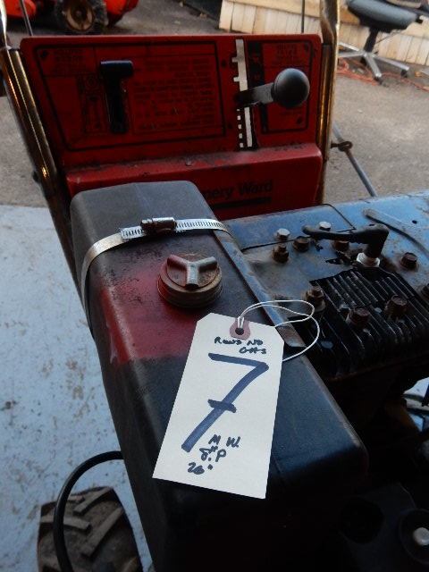 lot 7 image: Montgomery Wards, 8. H.P. Snow Blower