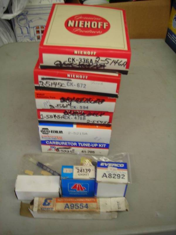 Box Lot Of Carburetor tune-Up Kits