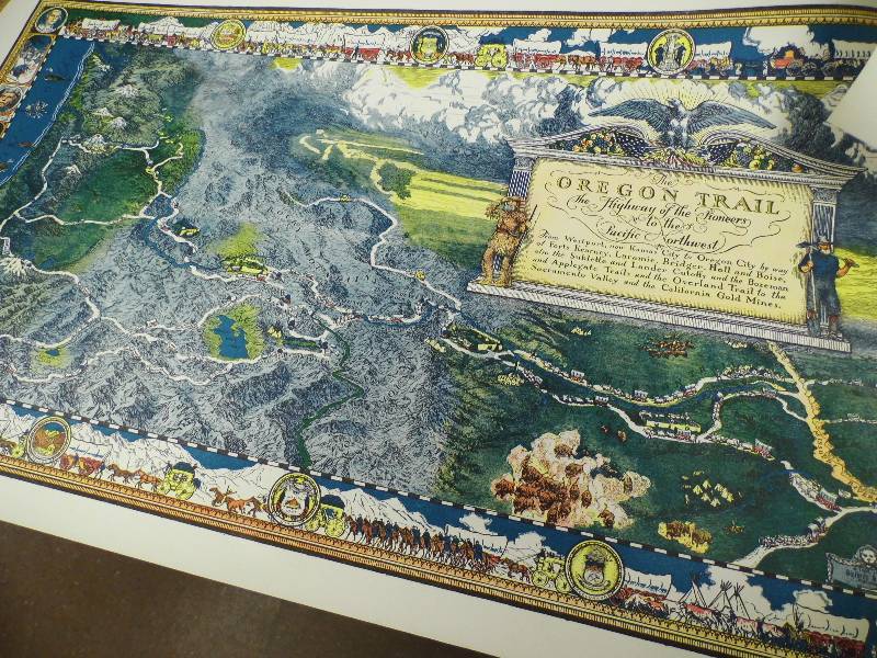 Regulator Clock, Oregon Trail Map, Humidifier