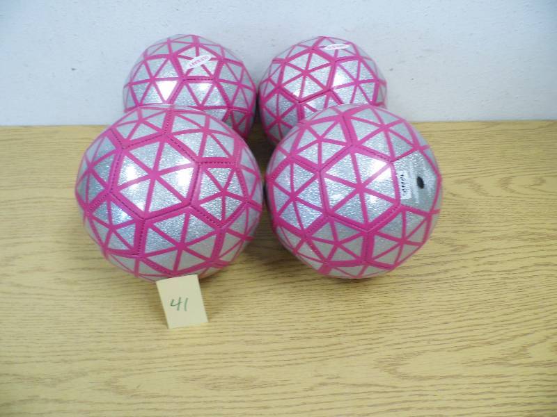 4 New Soccer balls