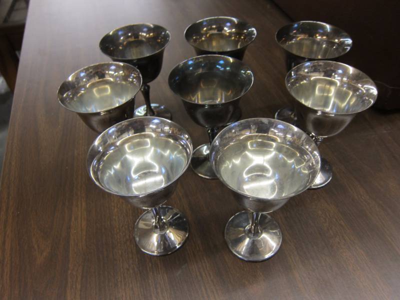 Set of Silver Goblets