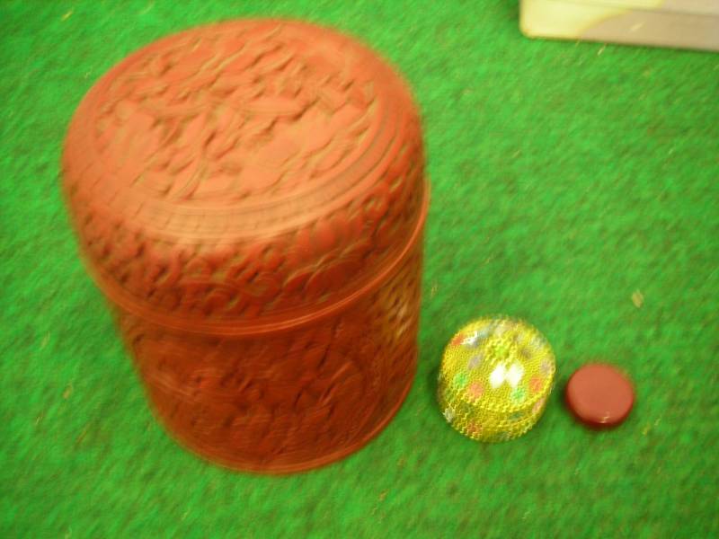 Fancy Trinket Box, 2-Small Pill Boxes