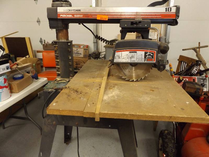 lot 17 image: Craftsman Radial Arm Saw