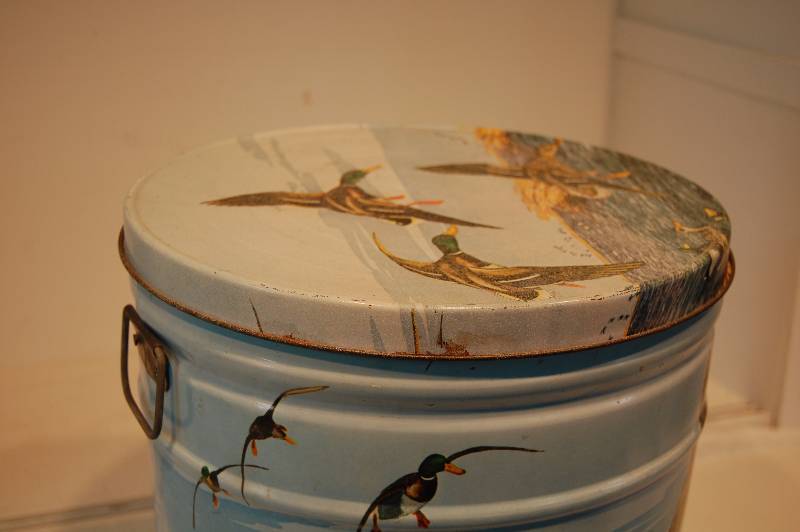 Canister with Ducks