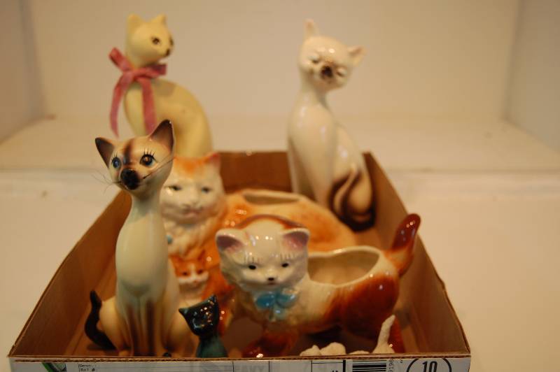 More Cat Figurines