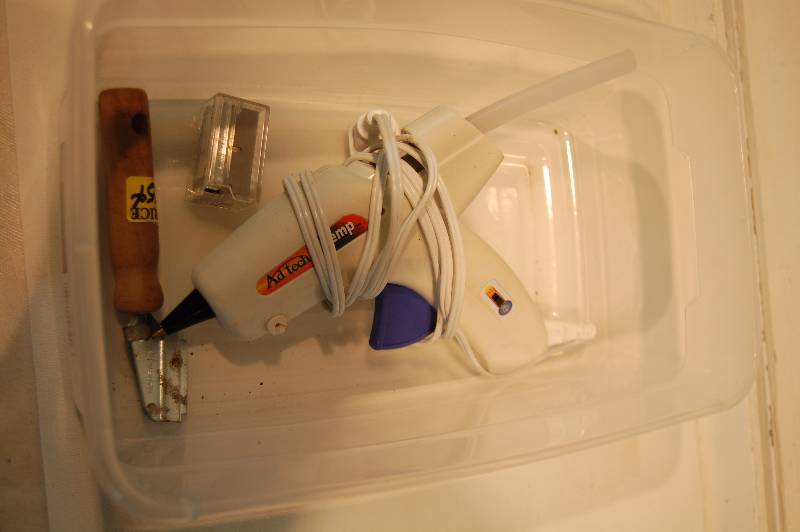Glue Gun, Computer Stand, and More