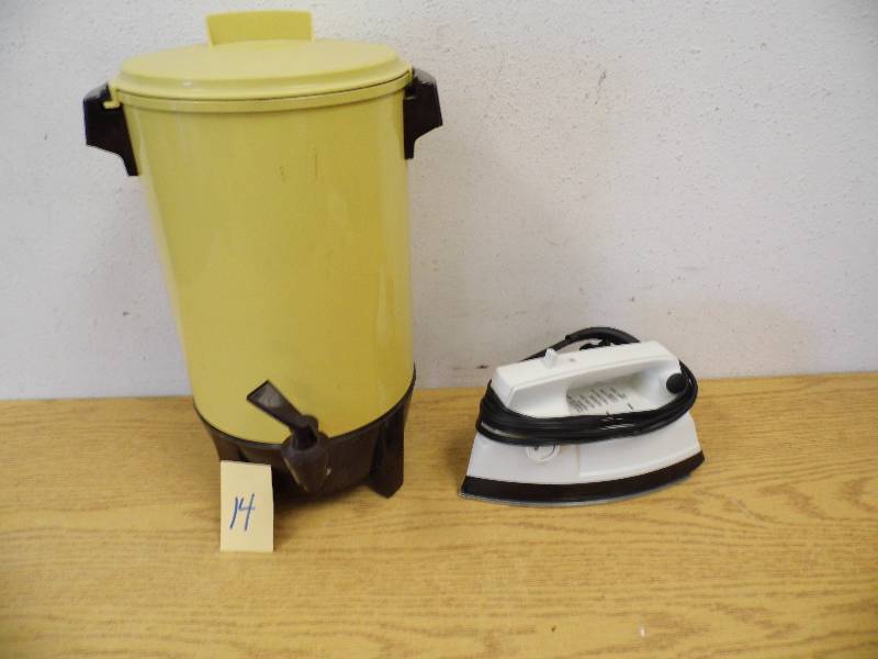 Coffee Pot and Iron