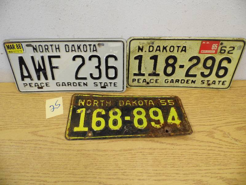 Assorted License Plates