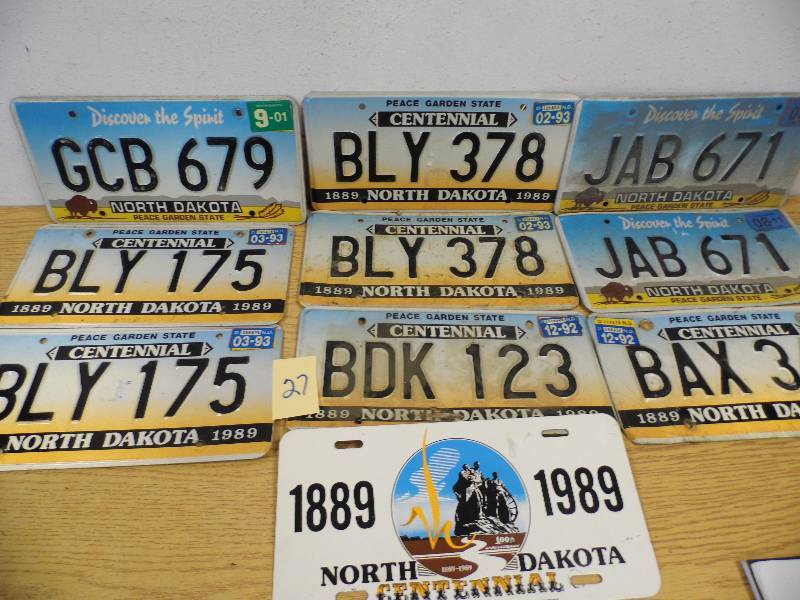 Assorted License Plates