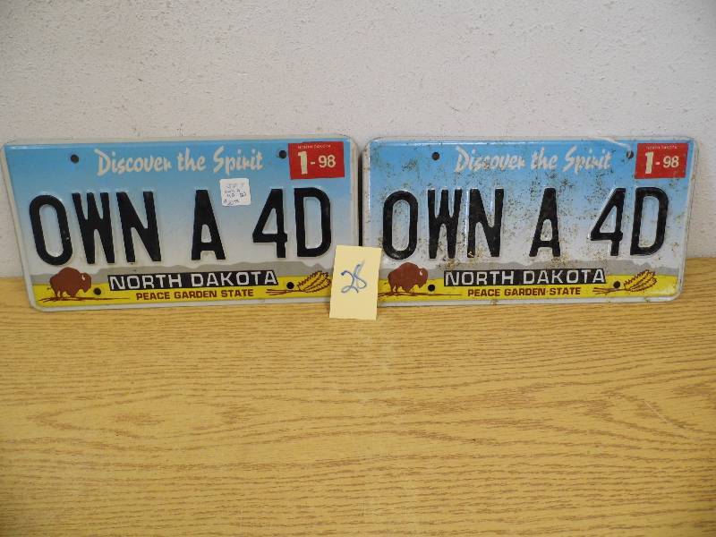 Assorted License Plates
