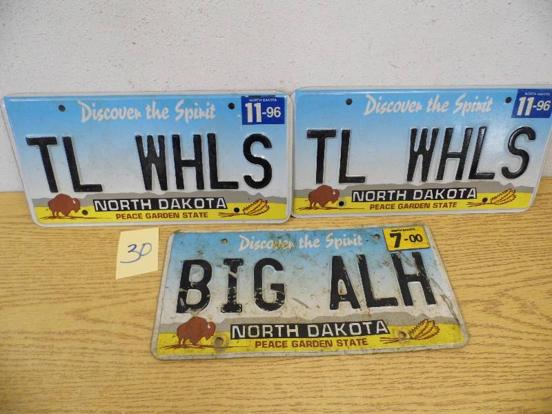 Assorted License Plates