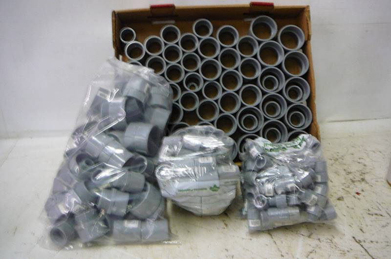 Lot of PVC Adapters Couplings