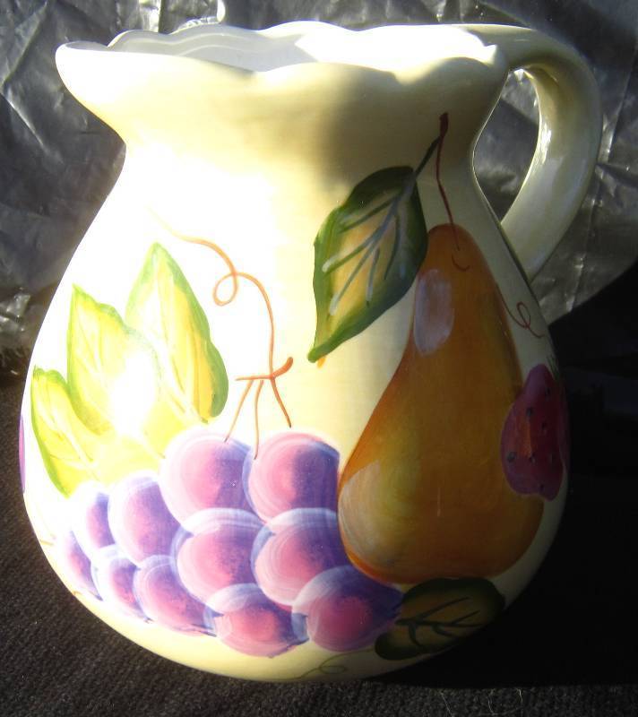 New Ceramic Pitcher Fruits