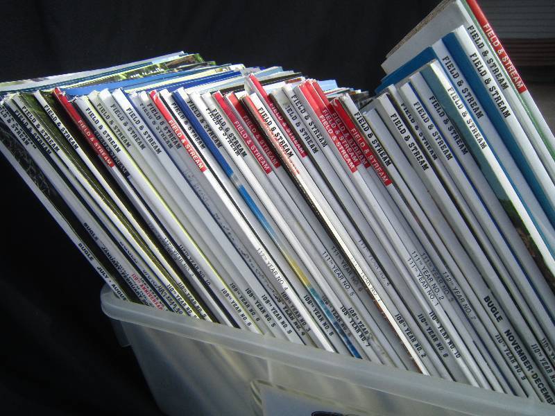 lot 384-COPY image: LOT - Bugle Magazines & Field & Stream Magazines