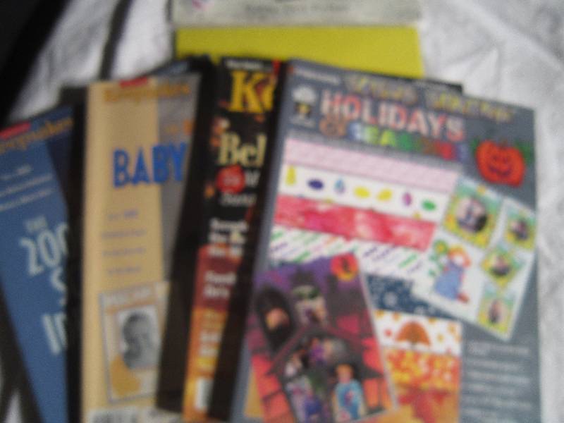 NEW Polka Dot Papers, 3 Keepsakes Scarpbook Magazines & Holiday Seasson Paper