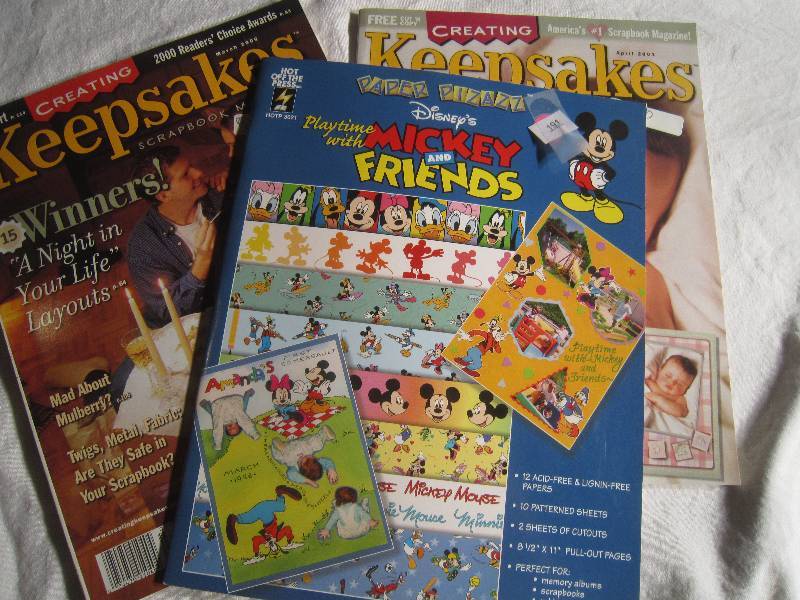 Mickey & Friends Paper & 2 Keepsakes Magazines
