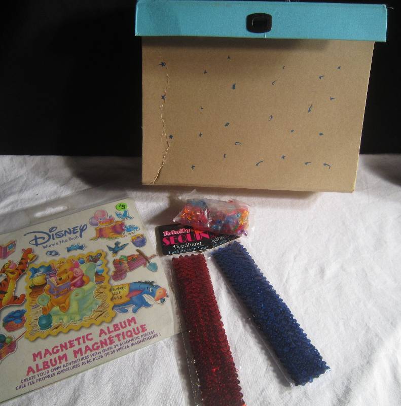 LOT - Divider, NEW Winnie the Pooh Magnetic Album, Headbands, Christmas Light Replacements