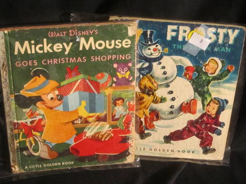 Little Reader Golden Books Vintage - Frosty & Mickey Mouse
