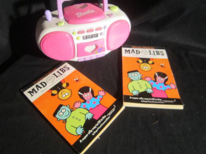 Barbie Boom Box and Mad Libs