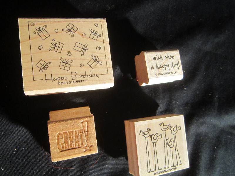 Stampin Up - 3 Stampin Up & 1 Great Stamp