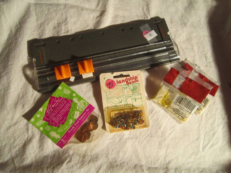 LOT - Fiskars Cutter Ruler, Stuff for Crafts