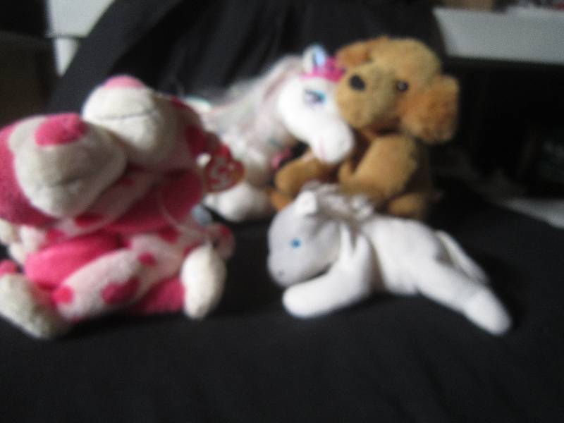 Stuffed Animals - Barbie Unicorn, Hugging Monkeys, Unicorn, Mary Meyer Dog