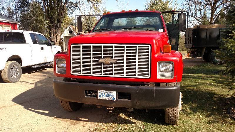 lot 1 image: 1990 Chevrolet Kodiak 6500 Flatbed ...