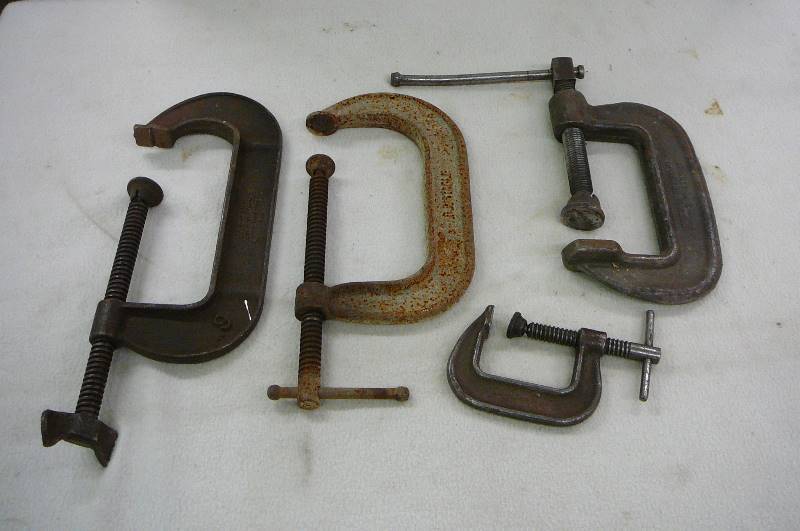 lot 75 image: C Clamps 4 count